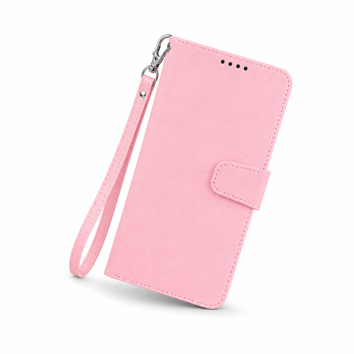 iPhone 17 Pro / 18 Pro Wallet Case suede finish 4 card slots (w-016)